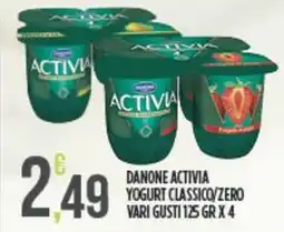 Euroesse Danone activia yogurt classico/zero offerta