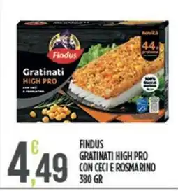 Euroesse Findus gratinati high pro con ceci e rosmarino offerta