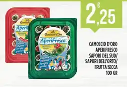 Euroesse Camoscio d'oro aperifresco sapori del sud/ sapori dell'orto/ frutta secca offerta