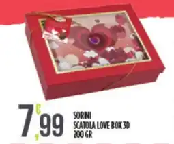 Euroesse Sorini scatola love box 3D offerta