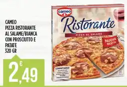 Euroesse Cameo pizza ristorante al salame/bianca con prosciutto e patate offerta