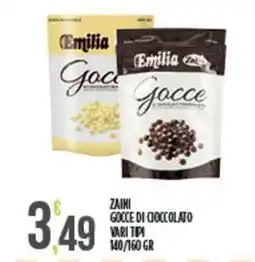 Euroesse Zaini gocce di cioccolato offerta