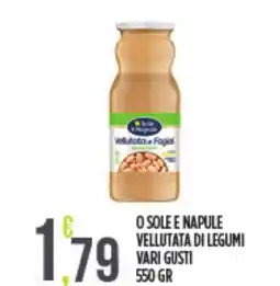 Euroesse O sole e napule vellutata di legumi offerta