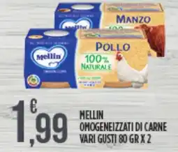 Euroesse Mellin omogeneizzati di carne offerta