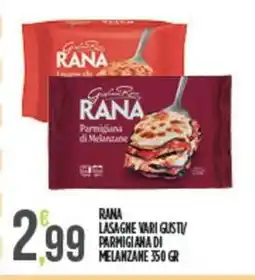Euroesse Rana lasagne parmigiana di melanzane offerta
