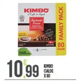 Euroesse Kimbo cialde x 80 offerta