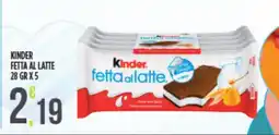 Euroesse Kinder fetta al latte offerta