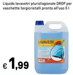 Iper La Grande Liquido lavavetri pluristagionale DROP per vaschette tergicristalli pronto all'uso offerta