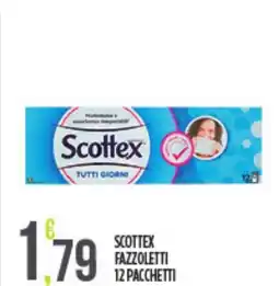 Euroesse Scottex fazzoletti 12 pacchetti offerta