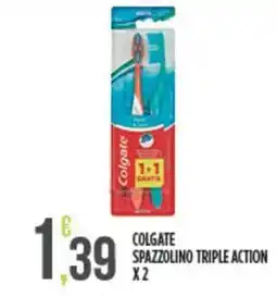 Euroesse Colgate spazzolino triple action x 2 offerta