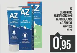 Euroesse Az dentifricio multiprotezione famiglia/carie gel/tartar control offerta