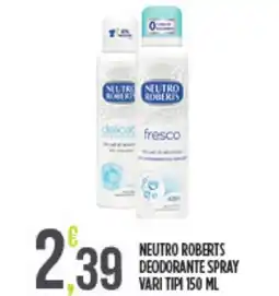 Euroesse Neutro roberts deodorante spray offerta