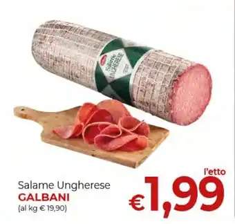 Supermercati Nonna Isa Salame Ungherese GALBANI offerta