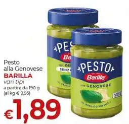 Supermercati Nonna Isa Pesto alla Genovese BARILLA offerta