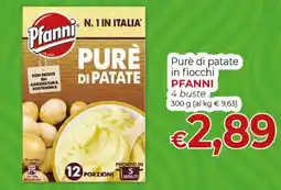 Supermercati Nonna Isa Purè di patate in fiocchi PFANNI 4 buste offerta
