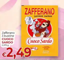 Supermercati Nonna Isa Zafferano 3 bustine CUOCO SARDO offerta