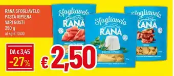 Galassia Rana sfogliavelo pasta ripiena offerta