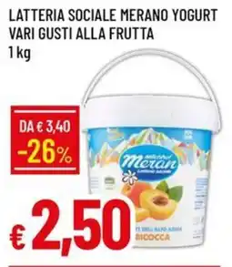 Galassia Latteria sociale merano yogurt vari gusti alla frutta offerta