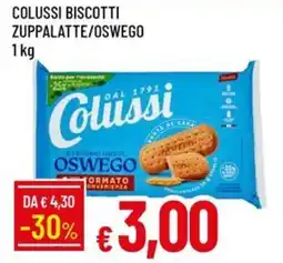 Galassia Colussi biscotti zuppalatte/oswego offerta