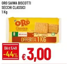 Galassia Oro saiwa biscotti secchi classici offerta