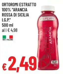 Galassia Ortoromi estratto 100% "arancia rossa di sicilia i.g.p." offerta