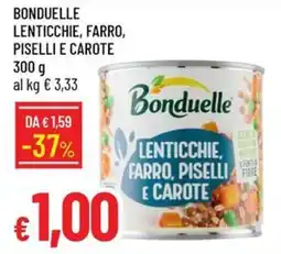 Galassia Bonduelle lenticchie, farro, piselli e carote offerta