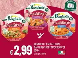 Galassia Bonduelle pastallegre mafalde/tubetti/caserecce offerta