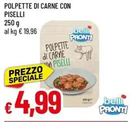 Galassia Polpette di carne con piselli offerta