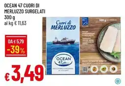 Galassia Ocean 47 cuori di merluzzo surgelati offerta