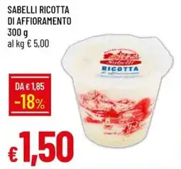 Galassia Sabelli ricotta di affioramento offerta