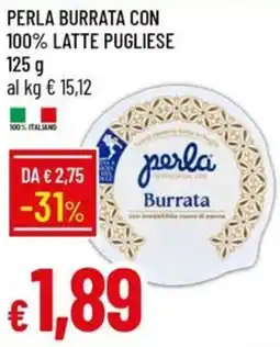 Galassia Perla burrata con 100% latte pugliese offerta