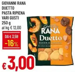 Galassia Giovanni rana duetto pasta ripiena offerta