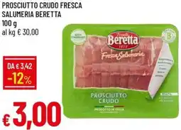 Galassia Prosciutto crudo fresca salumeria beretta offerta