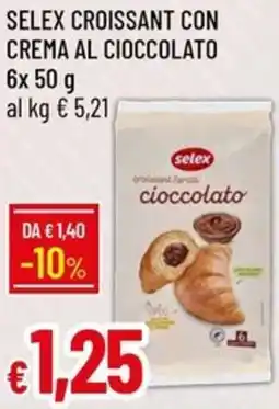 Galassia Selex croissant con crema al cioccolato offerta