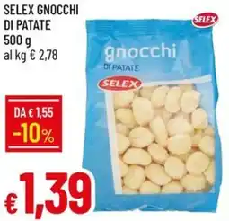 Galassia Selex gnocchi di patate offerta