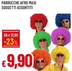 Galassia Parrucche afro maxi soggetti offerta