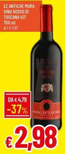 Galassia Le antiche mura vino rosso di toscana igt offerta