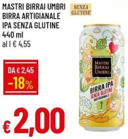 Galassia Mastri birrai umbri senza birra artigianale ipa senza glutine offerta