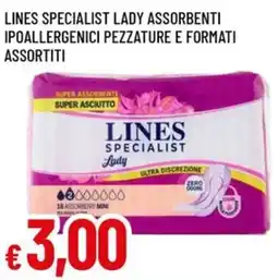 Galassia Lines specialist lady assorbenti ipoallergenici pezzature e formati offerta