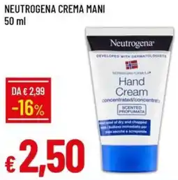 Galassia Neutrogena crema mani offerta