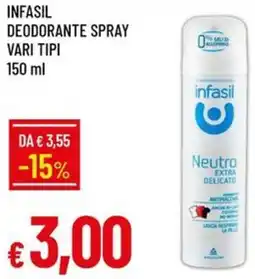 Galassia Infasil deodorante spray offerta