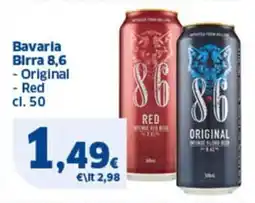 Sigma Bavaria Birra 8,6 Original - Red offerta
