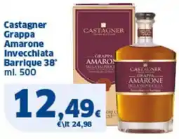 Sigma Castagner Grappa Amarone Invecchiata Barrique 38° offerta
