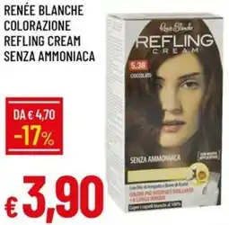 Galassia Renée blanche colorazione refling cream senza ammoniaca offerta