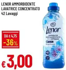 Galassia Lenor ammorbidente lavatrice concentrato offerta