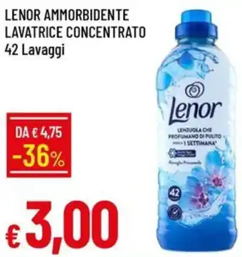 Galassia Lenor ammorbidente lavatrice concentrato offerta