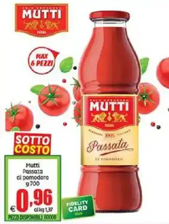 Mutti Passata di pomodoro