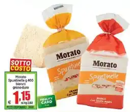 Elite Morato Spuntinelle bianco grano duro offerta