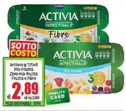 Elite Activia Mix Frutta Zero mix frutta Frutta e fibre offerta