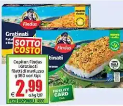 Elite Capitan Findus Gratinati filetti di merluzzo offerta